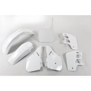 Kit de plástico blanco para Honda CR 500 1989-1990 Accesorios de motocicleta 041 - Product Image 1