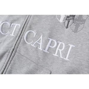 Sudaderas con capucha de dos tonos para hombre de algodón 100% de peso pesado de alta calidad con borde crudo y artesanía de empalme - Product Image 4