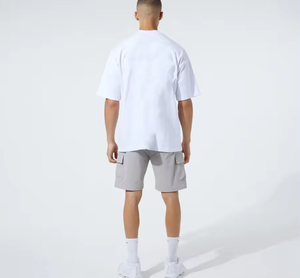 Pantalones cortos de verano Active Wear Blank Jogging Vintage Distressed Acid Washed Sports Shorts para hombres - Product Image 5