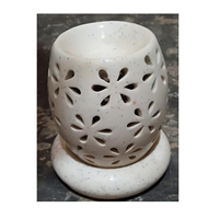 Diffuseur en céramique décoratif avec finition lisse et brillante idéal pour les huiles essentielles et créer une ambiance paisible à la maison ou au spa