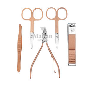 Kit de Manicura y Pedicura de Acero Inoxidable de Alta Calidad - Set de Cuidado de Uñas Todo en Uno para el Hogar, Salón y Viajes - Product Image 3