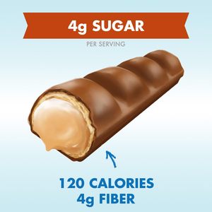 ริป แวน คริสปี้ ช็อกโก - เวเฟอร์เคลือบช็อกโกแลตนมผสมเฮเซลนัท - ขนมไส้ฟัดจ์และครีมเฮเซลนัทน้ำตาลน้อย - แพ็ค 12 ชิ้น - Product Image 3