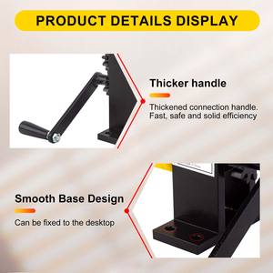 बोस्ता उच्च गुणवत्ता वाले सोने की प्रेस मशीन हाथ से संचालित सिलिकॉन स्टील इयररिंग फिंगर रिंग बेंडर - Product Image 3