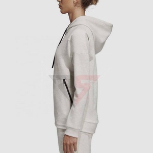 OEM al por mayor de alta calidad con logotipo personalizado sudaderas con capucha para mujer de algodón liso sudaderas con cremallera bolsillo sudaderas con capucha de mujer - Product Image 6