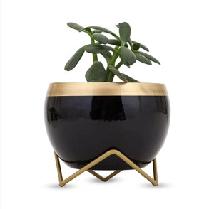 Maceta de cubo redondo de calidad superior de bajo precio para jardín y uso en interiores maceta galvanizada de metal - Product Image 4