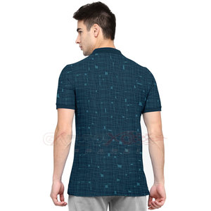 Polo con logotipo personalizado para hombre, camiseta con logotipo bordado para verano, tela de algodón, Polo ajustado con estilo para hombre - Product Image 3