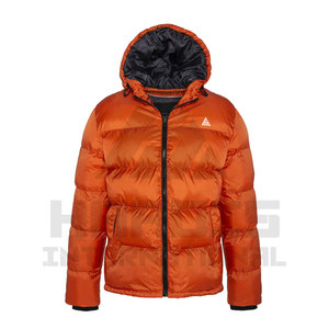 Veste en duvet blanche d'hiver pour hommes personnalisée en gros Veste polaire de haute qualité, style mode, grande taille - Product Image 1