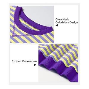 Nueva calidad superior disponible color de la raya casual niños sudadera pulso tamaño 100% algodón mejor de Bangladesh precio de fábrica - Product Image 5