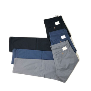 Pantalones de Hombre de Alta Calidad, Antiarrugas, Ecológicos, de Lona Chino, Estilo Casual Elegante, de Algodón con Elastano, Etiquetas de Marca, Servicio OEM Plus - Product Image 3