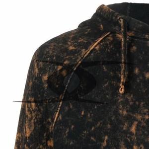 Vente en gros Sweat à capuche thermique surdimensionné pour hommes Vintage Lavé 3D Tie Dye Print Acid Wash Effect Heavyweight French Terry 100% coton - Product Image 5