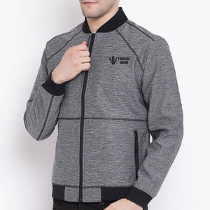 Chaqueta de Invierno para Hombre, Tipo Bomber, de Poliéster, de Secado Rápido, Resistente al Viento y Transpirable, con Logotipo Frontal Personalizado, Servicio OEM, Venta al Por Mayor - Product Image 2