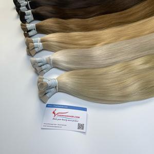 Extensiones de cabello a granel de color de peluquería de alta calidad superior Liso Muy alta calidad Lujo Sin enredos Listo para enviar - Product Image 1