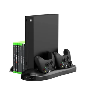 Consola Xbox Series X de 1 TB Negra con 2 Controles, 10 Juegos y Auriculares, Enchufe Europeo, Certificación CE, Garantía de 12 Meses, Uso Doméstico - Product Image 1