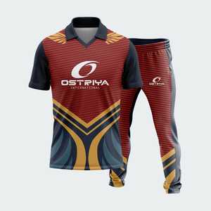 ชุดเสื้อคริกเก็ตแขนสั้นและกางเกงขายดีประจำปี 2026 สำหรับผู้ชาย  ชุดยูนิฟอร์มแบบกำหนดเองได้เต็มรูปแบบ ไซส์ผู้ใหญ่ พร้อม MOQ ต่ำ - Product Image 6