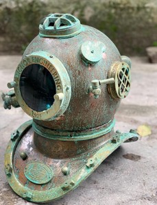 Casque de plongée sous-marine antique de qualité supérieure, fait main, article de haute qualité - Product Image 2
