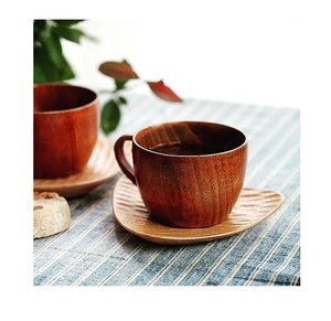 Tasse à thé en bois Produit de qualité supérieure Jus de café Tasse à lait Camping Tasses en bois Quantités en vrac disponibles - Product Image 3