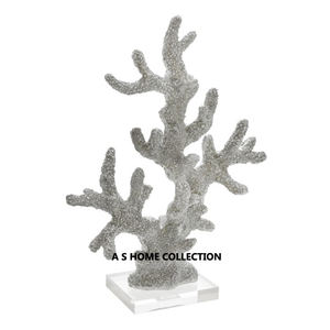 New Arrival Cast Aluminum Metal With Wooden Base Silver Plated Sculpture Object for Home or <b>Office</b> <b>Decorations</b> - Product Image 4