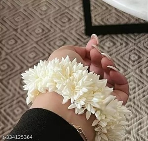 Gajra Scrunchie Hair Band Sangeet Mehndi Ramadan Favor Return Gifts Mayoon Indian Bracelet Ganey Ganaas Regalos de dama de honor - Product Image 2