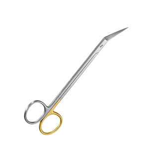 กรรไกรทำมุมกรรไกรสแตนเลสสำหรับใช้ทางการแพทย์กรรไกรเล็มเหงือกล็อกลินขนาด160มม. - Product Image 3