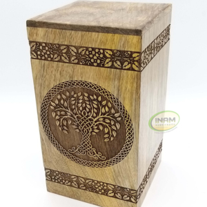 Premium Quality Funeral Supplies Cremation Urn <b>Box</b> <b>for</b> Adults <b>Ashes</b> Tree of Life Design Funeral Urn Suitable <b>for</b> Cemetery - Product Image 1