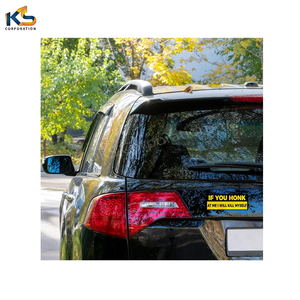 Không Thấm Nước Vinyl Decal Bumper Sticker Tùy Chỉnh 'Honk Tôi Tôi Sẽ Giết Mình' Thiết Kế Cho Xe Ô Tô Xe Tải Xe Tường Sticker In - Product Image 2
