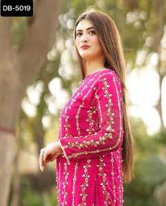 เสื้อ Lehenga choli สำหรับงานแต่งออกแบบพิเศษ Salwar Kameez งานปักลายและงานแต่ง - Product Image 4