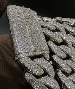 VVS Moissanite 925 Sterling Silver 30MM 22 Pouces Hip-hop Style Princesse Cut Charms That Pass the Diamond Tester - Product Image 4