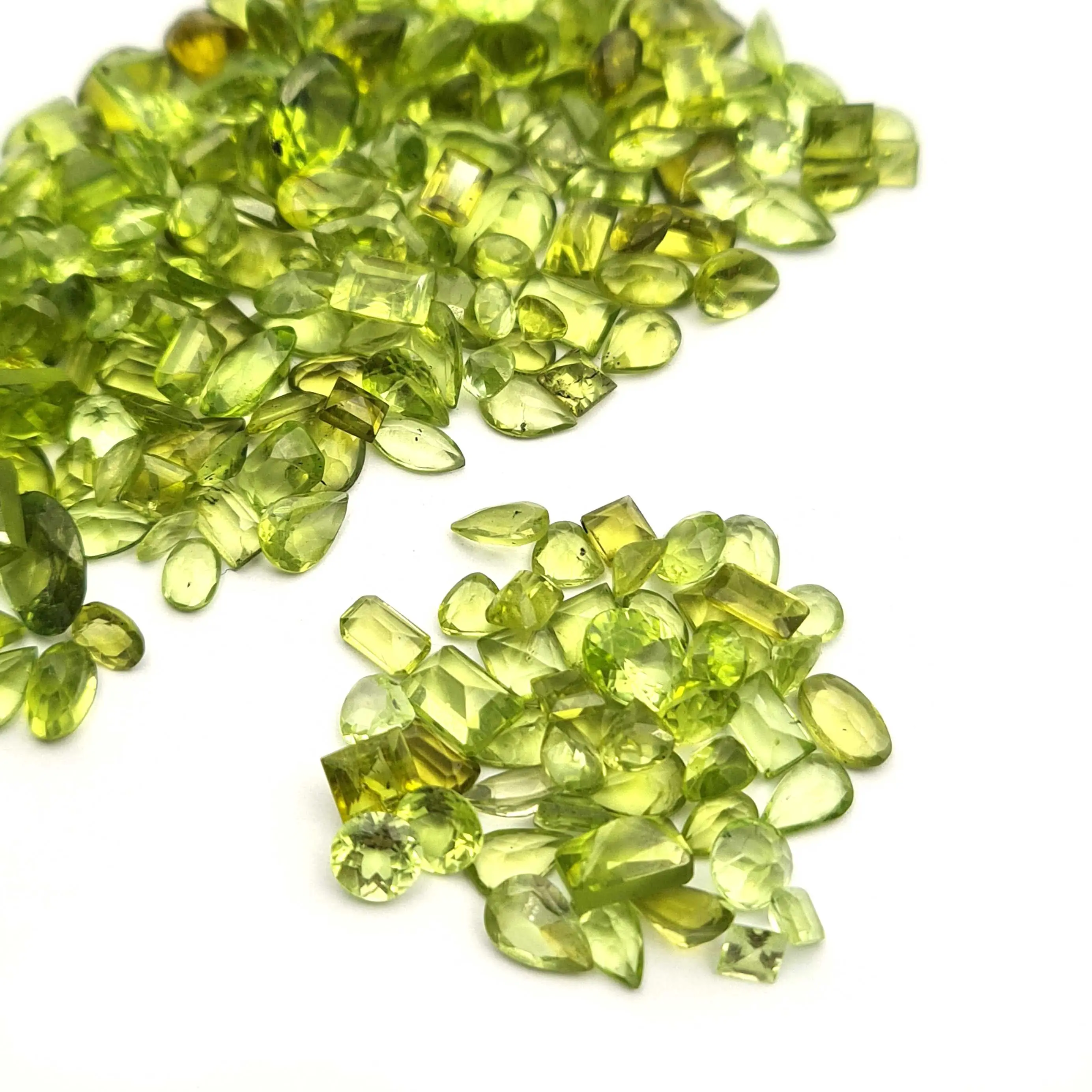 Peridot Mix Size And Shape Cut Gemstone Green Color Faceted Loose Stone, Natural Peridot Gemstone High Quality Gemstone