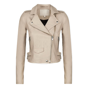 Chaquetas de cuero personalizadas para mujer, moda - Product Image 4