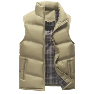 Wholesale Customized Winter Thermal Down Vest Cotton Vest <b>Waistcoat</b> - Product Image 3