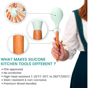 Ensemble de service alimentaire élégant en acier inoxydable noir fêtes de mariage couverts polis en miroir ustensiles de cuisine de qualité supérieure fournitures de table - Product Image 5