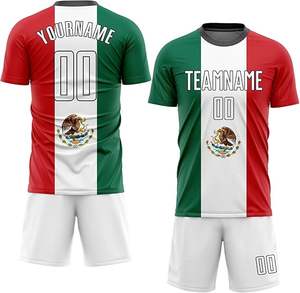 Conjunto de camiseta de entrenamiento de fútbol transpirable de secado rápido de la mejor calidad, uniforme de pelota para jóvenes y niños - Product Image 1