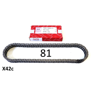Cadena de Transmisión IWIS 81 para Motocicletas Lambretta LI + TV2/3 + SX + Special + DL/GP + Serveta - Product Image 1