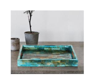 Bandeja para servir de calidad superior, incrustaciones de hueso, sala de estar decorativa para el hogar, almacenamiento de muebles de granja, bandeja para servir al mejor precio - Product Image 3