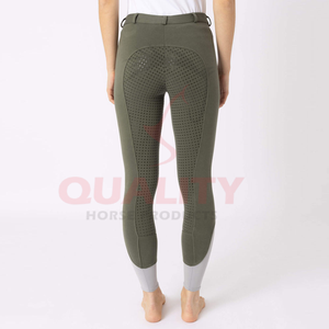 Elegantes pantalones de montar para mujer con costuras reforzadas de diseño transpirable de silueta delgada moderna y comodidad duradera a la venta - Product Image 4