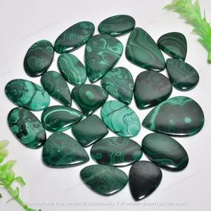 Cabochon de pierres précieuses en vrac de malachite naturelle de qualité supérieure pour la fabrication de bijoux directement du fabricant - Product Image 3