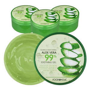 FOODAHOLIC 300ml Gel apaisant naturel à l'aloe vera Soin coréen pour le visage Fabriqué en Corée - Product Image 1