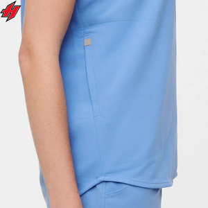 Combinaison de jogging élastique unisexe avec logo personnalisé haute qualité uniforme d'hôpital de docteur en médecine dentaire et d'infirmière ensembles de gommages - Product Image 6