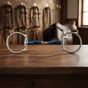 Bocado de D-ring para Caballo, de Acero Inoxidable y Cobre, Personalizado, Multitamaño, para Equitación - Product Image 4