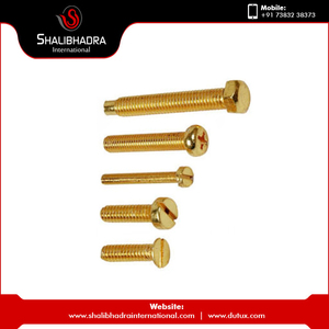 High Quality Brass Screw in Inch Measurement Precision Hardware <b>Fasteners</b> at Wholesale Price from Trusted Indian Exporter - Product Image 5