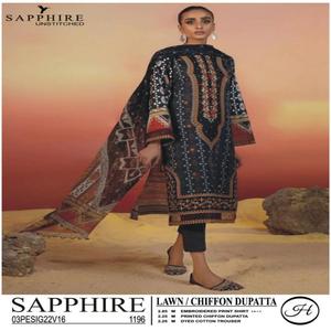 ชุดคอตตอนผ้าชีฟองพิมพ์ลายมาใหม่สำหรับงานแต่งงาน - Product Image 5