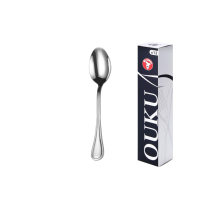 Cuchara Clásica Mr Spoon de 150 mm, Acero Inoxidable 18/0, Plateada, Apta para Lavavajillas, Multifuncional para Postre/Café/Leche