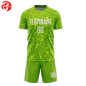 Ensemble d'uniformes de football par sublimation pour adultes, maillots de football à découpe automatisée, hauts de chemise, vêtements de football personnalisables - Product Image 2
