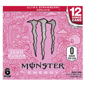 Bebida Energética de Alta Energía, la Más Vendida, Monster Energy Strawberry Dreams, Bebida Energética de 12 x 473 ml, Fresa de Alta Calidad en Venta - Product Image 6