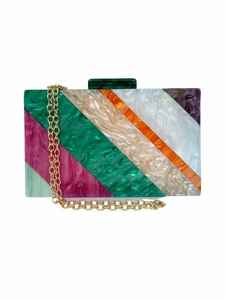 Meilleure vente résine époxy femmes pochette Antique décoratif résine époxy pochette dames sacs à main fête vêtements de mode embrayages - Product Image 2