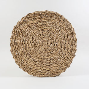 แผ่นรองจานหญ้าทะเลแผ่นรองแก้วแบบทำมือแผ่นรองจานชาร์จธรรมชาติสำหรับงานกิจกรรม - Product Image 2