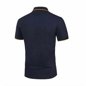 Chemise décontractée en tissu extensible tricoté sur mesure, taille plus, trois boutons, coupe musclée, coton pour homme - Product Image 5