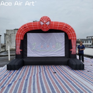 Pantalla de Proyección Inflable, Modelo Único de Spider Man, Película de Dibujos Animados, Fiesta Divertida, Patio Trasero, Alquiler Incluye Soplador de Aire, Globo al Aire Libre - Product Image 2