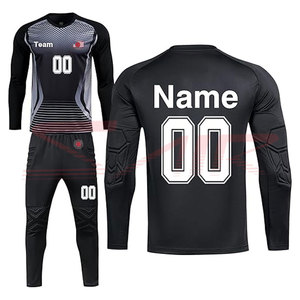 Vente en gros Ensembles d'uniformes de gardien de but de meilleure qualité Conception personnalisée Impression par sublimation Kits d'uniformes de gardien de but de football - Product Image 1