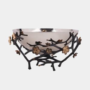 Bol de service alimentaire décoratif au design de luxe Bol de service alimentaire en métal de première qualité pour les mariages et les fêtes - Product Image 3